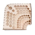 thumbnail image 1 of Estante para Botellas de Organizador de Soporte Modular Herramientas de Estante de Almacenamiento de 3 Niveles CUTICAT Porta Botellas de pintura, 1 of 7