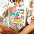 thumbnail image 3 of Teach Love Inspire Shirt, Boho Teacher Floral Shirt, Retro Teacher Shirt, Teacher Gift Shirt, Teacher Sublimation, Teacher Shirt, Back to School Shirt, 3 of 5