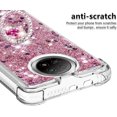 thumbnail image 4 of for Xiaomi Redmi Note 9 5G Case, Creativity Clear Quicksand Glitter Flowing Liquid Floating Soft TPU Case w/Stand Bling Diamond Sparkle Phone Cover for Xiaomi Redmi Note 9 5G  Rose Gold, 4 of 14