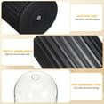 thumbnail image 3 of unbranded Organizador Giratorio Para Brochas De Maquillaje Con Tapa Transparente Y Compartimentos Múltiples Negro, 3 of 8