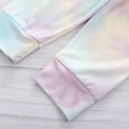 thumbnail image 6 of Toddler Baby Girl Boy Fall Winter Clothes Tie Dye Long Sleeve Crewneck Sweatshirt Ruffle Top Pants Casual Tracksuit Set 2 Pcs, 6 of 6