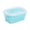 Blue, variant on Homerr Folding Lunch Box Lightweight Lunch Box Silicone Folding Lunch Box Portable Lightweight Food Storage Container Expandable Leak proof for Office School Home 350ML/800ML