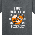 thumbnail image 4 of Inktastic I Just Really Like Foxes Ok? Youth T-Shirt, 4 of 5