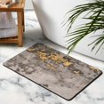 thumbnail image 3 of Durable & Stylish 20x32 inch Modern Abstract Gray Bathroom Runner Rug - Soft, Washable, Non-Slip, Low Pile Carpet for Laundry Room, Entryway, Kitchen, Hallway, Doorway, and Bedroom, 3 of 5