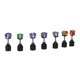 thumbnail image 1 of Pendientes LED de acero inoxidable Yashi 7 piezas, 1 of 4