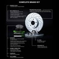 thumbnail image 3 of R1 Concepts Rear Brakes and Rotors Kit |Rear Brake Pads| Brake Rotors and Pads| Performance Sport Brake Pads and Rotors| Hardware Kit|fits 2008-2013 BMW 135i, 135is, 3 of 5