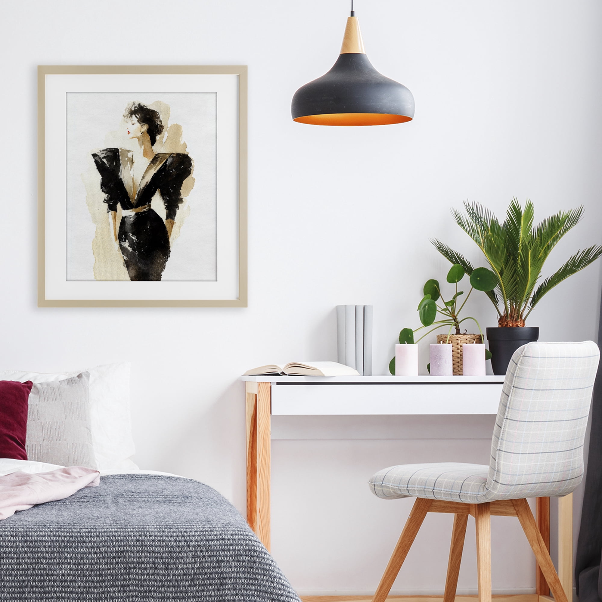 Stupell Industries Timeless Velvet Attitude Birch Framed Print Under Glass, design by Svetlana Aleynikova