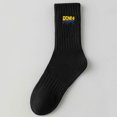 thumbnail image 2 of SGFCWSX Mens Cotton Socks,Antimicrobial Breathable Moisture Wicking Performance Socks Black Free Size, 2 of 2