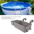 thumbnail image 3 of Pool Hanging Storage Basket, Poolside Storage Basket ABS Waterproof  For Organization, 3 of 8