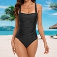 thumbnail image 1 of Bikini De Una Pieza Traje de baño de una pieza de verano sin espalda para mujer traje de baño ropa de playa (negro L) Cgtredaw Para estrenar, 1 of 1