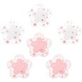 thumbnail image 1 of Posavasos Sakura de 6 Piezas, Posavasos Antideslizantes, Accesorios Duraderos, Lindos, Adecuados para el hogar, el Comedor y la cafetería, 2 Colores, Blanco y Rosa, diámetro 11,5 cm ER, 1 of 5