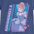 thumbnail image 3 of Disney Princess - Cinderella Anime - Youth Girls Fitted Short Sleeve T-Shirt, 3 of 5