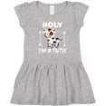 thumbnail image 3 of Inktastic I'm a Cutie White and Brown Holstein Cow with Arrows Girls Toddler Dress, 3 of 5
