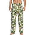 thumbnail image 2 of Kdxio Jungle Animals Print Men's Sleep Pajama Pant Lounge Pants with Pockets, 2 of 8