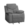 thumbnail image 1 of ACME Kalen Fauteuil Inclinable en Chenille Gris, 1 of 5