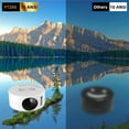 thumbnail image 3 of Projector, 2023 Upgraded Mini Projector, 9500 Lumens Multimedia Home Video Projector, Full Wired Same Screen Phone, 3 of 5