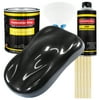 Restoration Shop - Black Sparkle Metallic Acrylic Enamel Auto Paint, Complete Gallon Paint Kit, Single Stage High Gloss