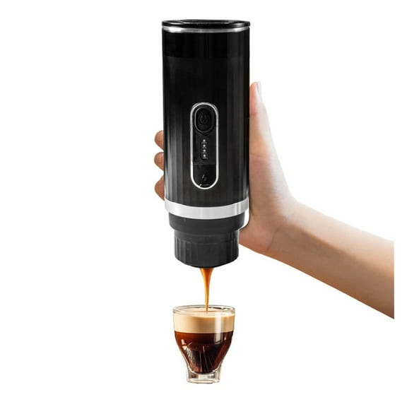 Portable Coffee Maker Wireless Heating Coffee Machine Compatible With Capsule & Ground Coffee 3 In 1 For Camping Travel ,RV, Hiking, Office