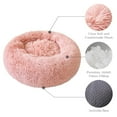 thumbnail image 5 of Donut Plush Pet Dog Cat Bed Fluffy Soft Warm Calming Bed Sleeping Kennel Nest, 5 of 5