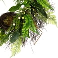 thumbnail image 4 of Northlight Bird's Nest in Mixed Foliage Artificial Spring Wreath  - 24", 4 of 9