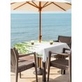 thumbnail image 3 of Outdoor Tablecloth with Umbrella Hole for Patio/Picnic/Party/Camping, Green Waterproof Table Cloth Square Cover Washable, Summer Botanical Leaves Watercolor (54"x 54"), 3 of 8