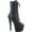 Black Faux Leather/Black Matte, variant on Women's Pleaser Sky 1020