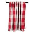 thumbnail image 3 of DII Red & White Buffalo Check 100% Woven Cotton Throw, 50" x 60", 3 of 3