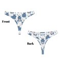 thumbnail image 3 of Fotbe Cute Hippos Tanga Sin Costuras para Mujer con Estampado – Panties Invisibles, Transpirables y Cómodos para Uso Diario-X-Small, 3 of 6