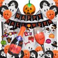 thumbnail image 1 of Balloons Party Decorations, Including Happy Pumpkin Banner Balloons for Bar Garden Party Decor, 1 of 2