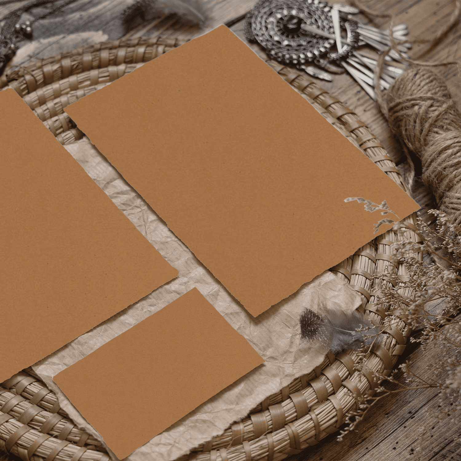 Paper Accents Cardstock 12"x 12" Recycled 80lb Grocers Kraft 25pc