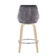thumbnail image 5 of Lumisource Diana Fixed Height Set Of 2 Counter Stool B26-DIANAGRT-R2 NAVGY2, 5 of 7