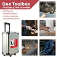 thumbnail image 2 of 515-Piece Tool Set with Rolling Toolbox, Aluminum Trolley Case for Home, DIY Projects, Garden & General Maintenance, 2 of 9