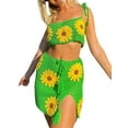 thumbnail image 2 of Mialoley Women Two-piece Clothes Set, Sleeveless Crop Tops and Knitted Skirt, 2 of 6