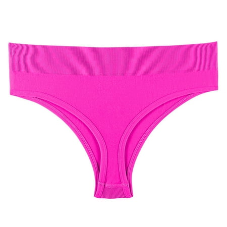 

HEVIRGO Women Briefs Super Breathable Soft Solid Color Mid Waist G-string Sports Triangle Shape Anti-septic Underpants Inner Wear Clothes