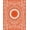 Orange, Pattern 4, variant on ODIKA 2'x3' Machine Washable Non-Slip Area Rug, Modern Canine Track Hallway Decorative Underfoot Accent High Traffic Rug, Orange, 535550