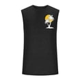 thumbnail image 6 of Akmaiox Men's Palm Tree Sunset Graphic Tank Top Casual Workout Muscle Sleeveless Shirts for Summer Beach Sports S-XXL, 6 of 6