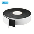 thumbnail image 3 of REGALWOVEN  EVA Single Sided Sponge Stripping Foam Tape Thin Seal Strip Black 1-3/16 Inch x 3/32 Inch x 16Ft, 3 of 5