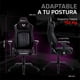 thumbnail image 2 of Silla Gamer BALAM RUSH ULTIMATE MAX U3 Ergonomica Reclinable 135° 150Kg Reposabrazos 4D Cojín Lumbar + Cojín Cervical Piston Clase 4 Negro BR-940511, 2 of 6