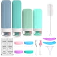 thumbnail image 5 of Bisitoy 16 Pack Travel Bottles for Toiletries, Travel Bottles Silicone Travel Size Containers, Travel Essentials Leak Proof Refillable Liquid, Shampoo and Conditioner Travel Toiletry Bottles (H), 5 of 7