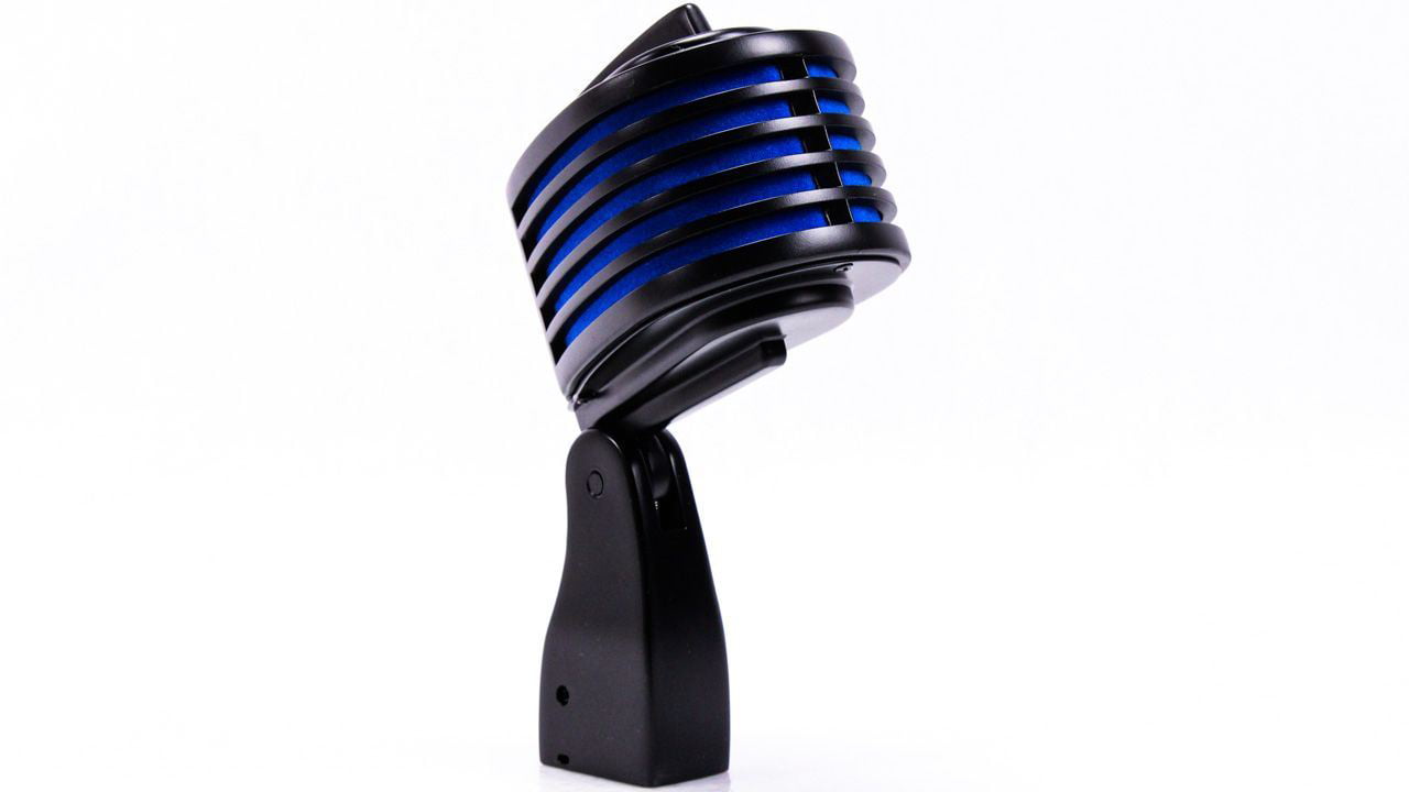 オーディオ機器 その他 HEIL SOUND The Fin Black Body/Blue Led Microphone (THE-FIN-BK/BU)