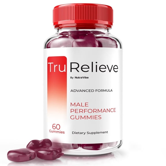 TruRelieve – Gummies with a Natural Daily Blend for Energy & Wellness | Great-Tasting, Easy-to-Chew Gummies (60 Gummies)