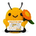 thumbnail image 1 of Llavero OASSIE Mini Positive Crochet Bee de 10 x 7,5 cm, 1 of 7