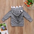 thumbnail image 5 of Veste à Capuche Requin Décontractée pour Garçons Tout-Petits avec Poches, 5 of 5