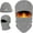 1pcs Grey, variant on TAGVO 2 Pack Balaclava Face Mask, One Cap for Two Purposes, Thermal Knitted Beanie Hat Motorcycle full Face Mask Hood Hat Neck Warmer for Men Women, Outdoor Windproof Balaclava Cap, Grey