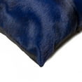 thumbnail image 2 of 12" x 20" x 5" Navy Torino Kobe Cowhide  Pillow, 2 of 2