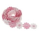 thumbnail image 2 of Cinta de encaje de margaritas bordada de poliéster de 3 yardas para boda, novia, costura artesanal Rosa blanco, 2 of 7