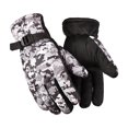 thumbnail image 2 of sunsanly 1 Pair Winter Camouflage Cycling Gloves Warm Windproof Waterproof Adjustable Cold Weather Men Women Full Finger Outdoor Motorcycle Snow Skiing Gloves, 2 of 8