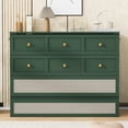 thumbnail image 4 of Queen Solid and Stable Murphy Bed with Large Drawers (Green), 4 of 15
