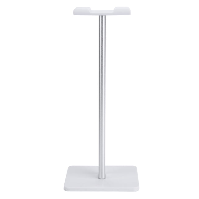 Soporte universal práctico para auriculares, soporte para exhibición de auriculares, soporte de aluminio blanco