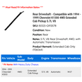 thumbnail image 2 of Rear Driveshaft - Compatible with 1994 - 1999 Chevy K1500 4WD Extended Cab Pickup 5.7L V8 1995 1996 1997 1998, 2 of 4